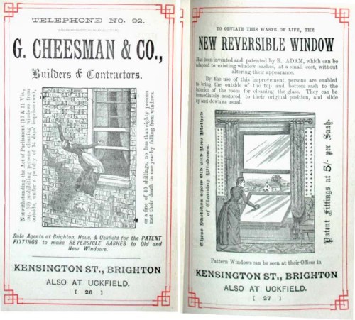 Advertisement for the New Reversible Window